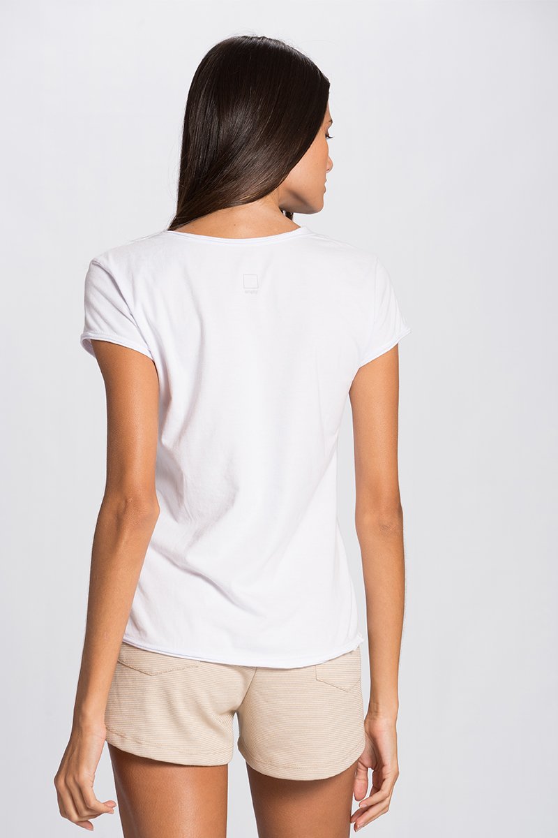 maga blusa agora meio corpo tras