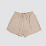shorts linho nude