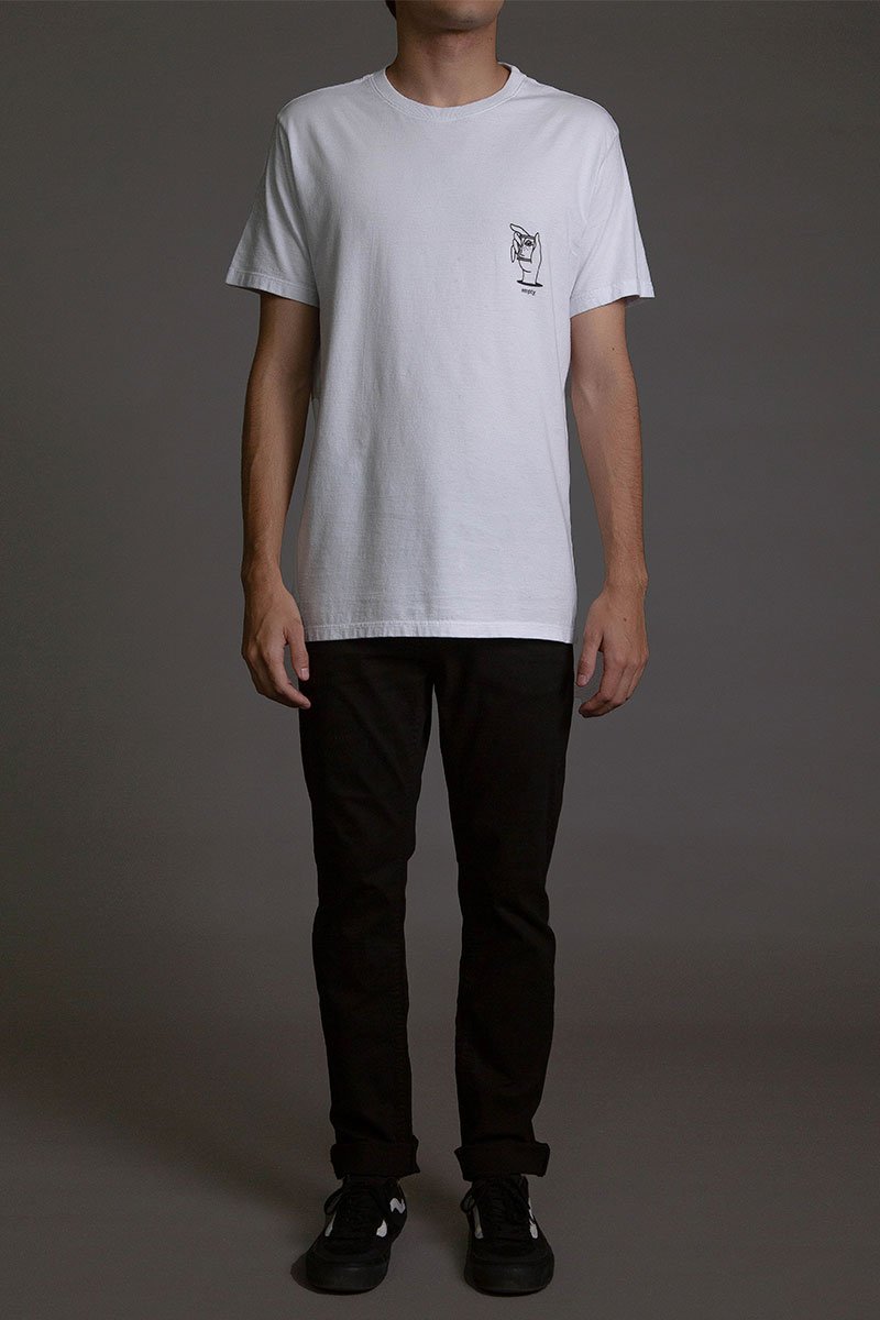 13 camiseta outside branco