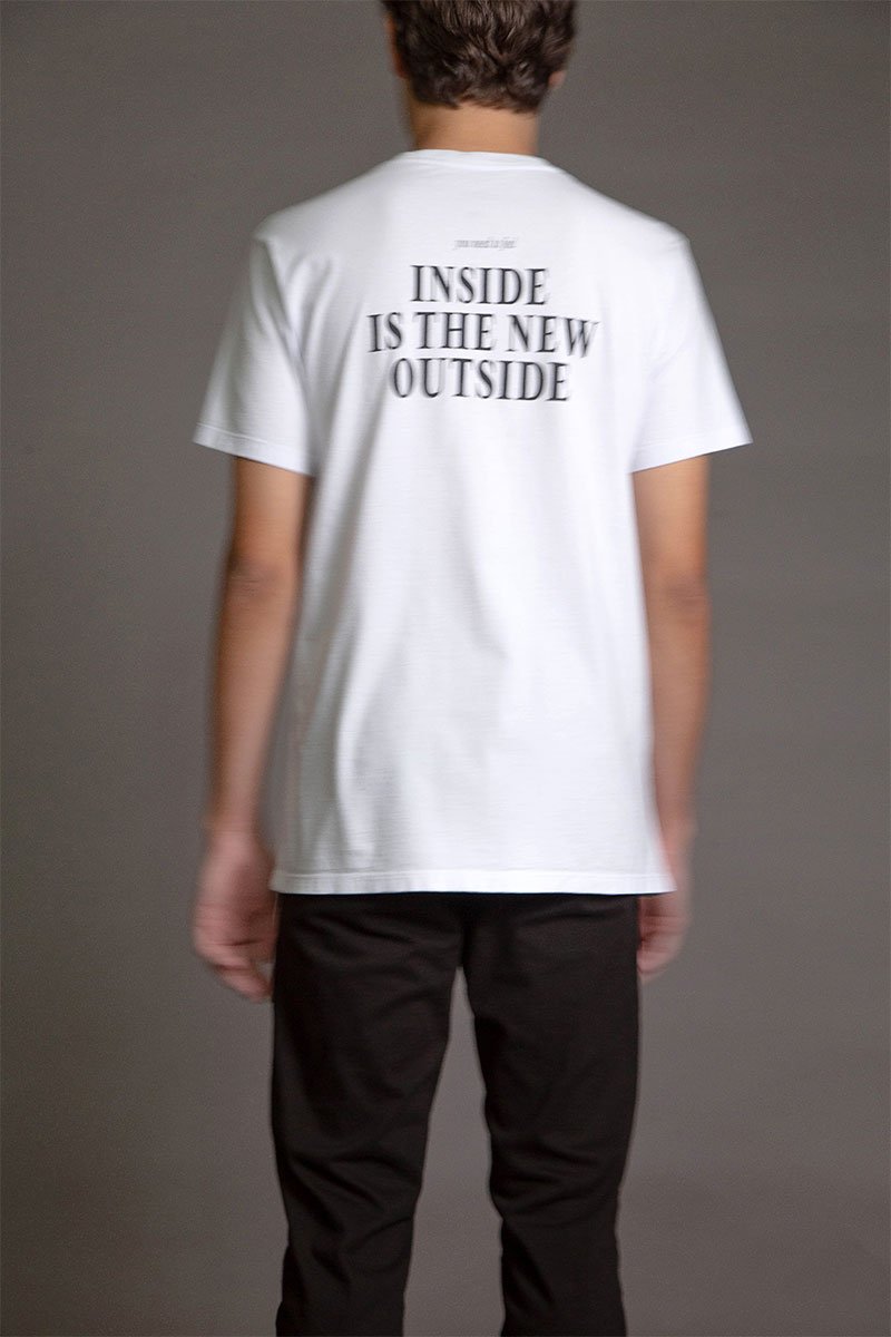 14 camiseta outside branco