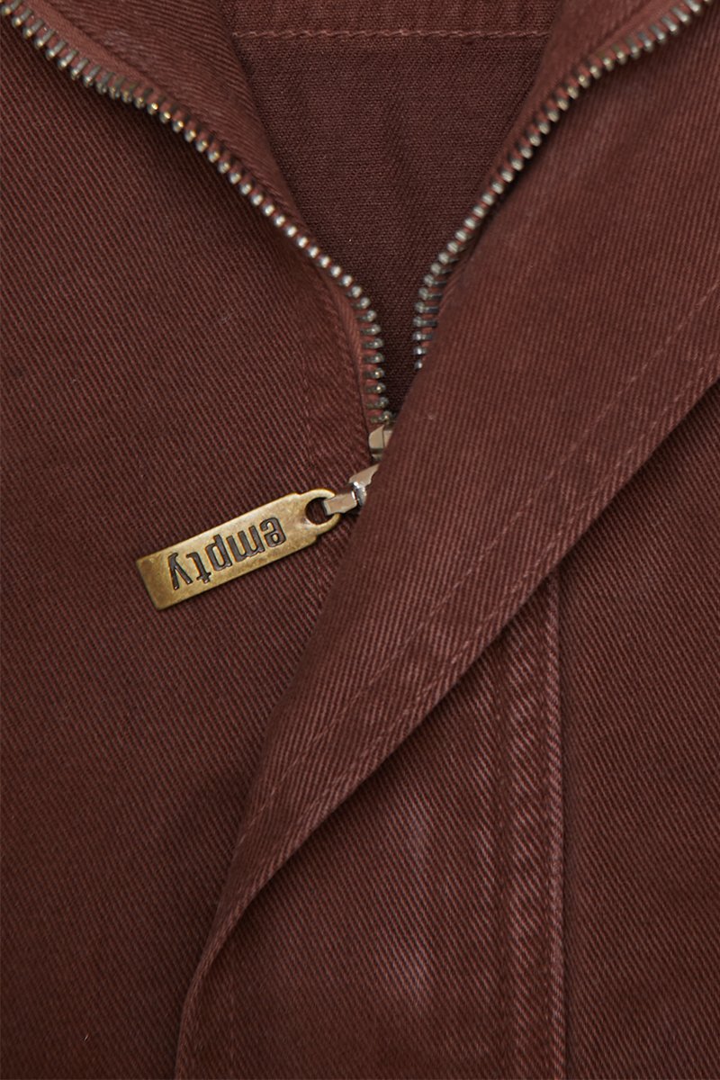 04 jaqueta sarja militar marrom