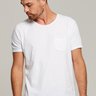 02 camiseta pocket fio branco