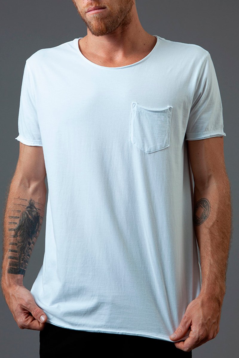 04 camiseta pocket fio branco