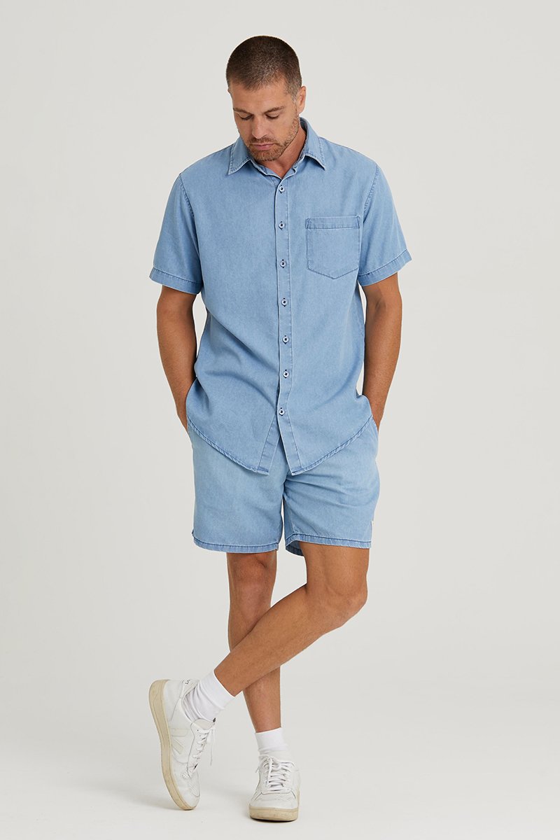 14 camisa dinx azul claro