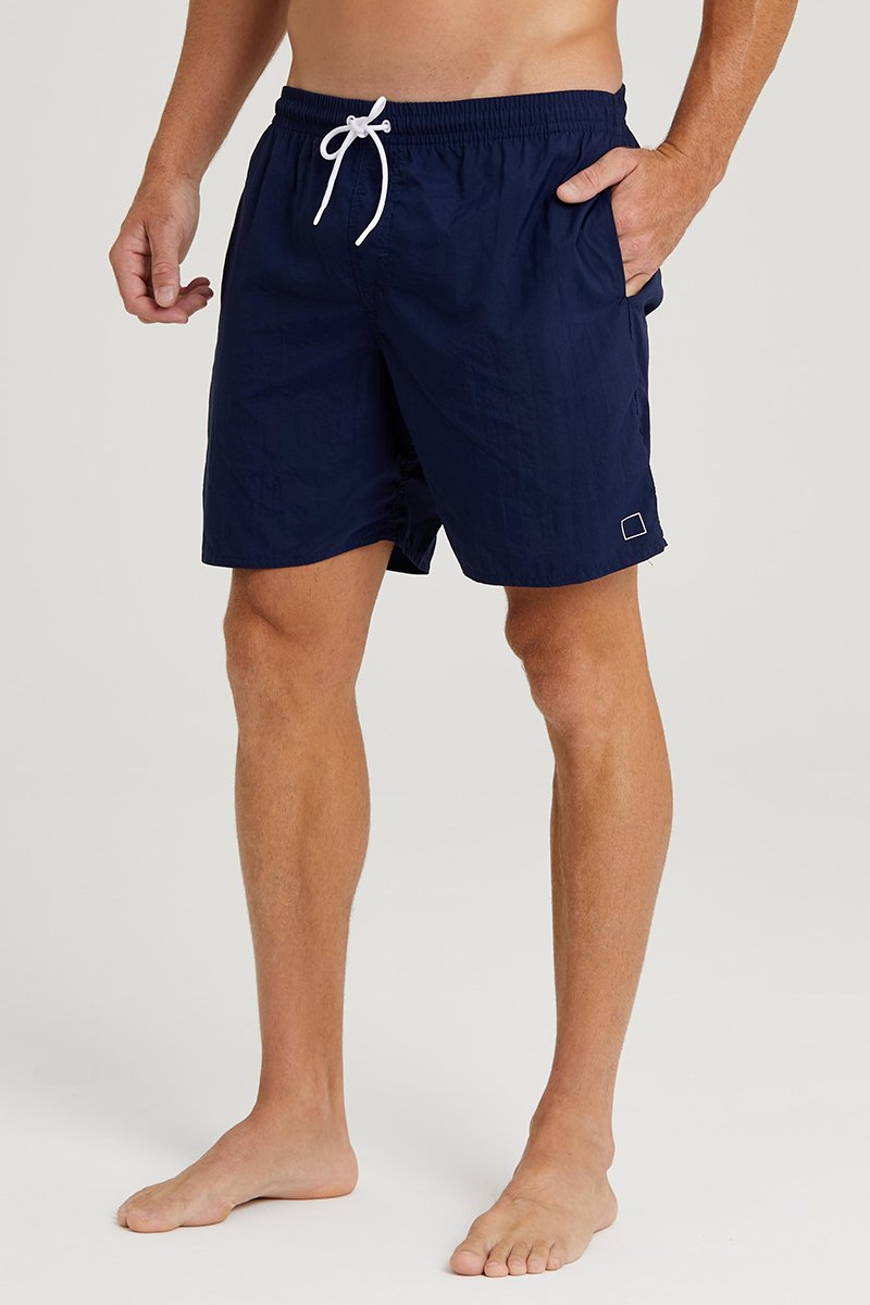 05 shorts poliamida azul marinho