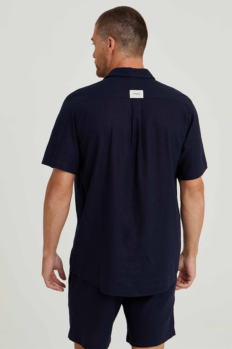 07 camisa linho azul marinho