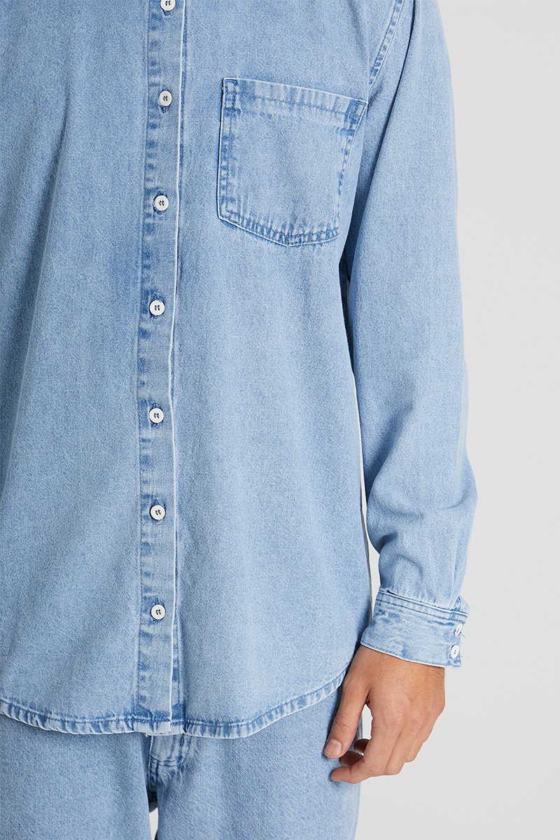 04 camisa manga longa jeans azul