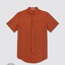 01 camisa linho ferrugem p